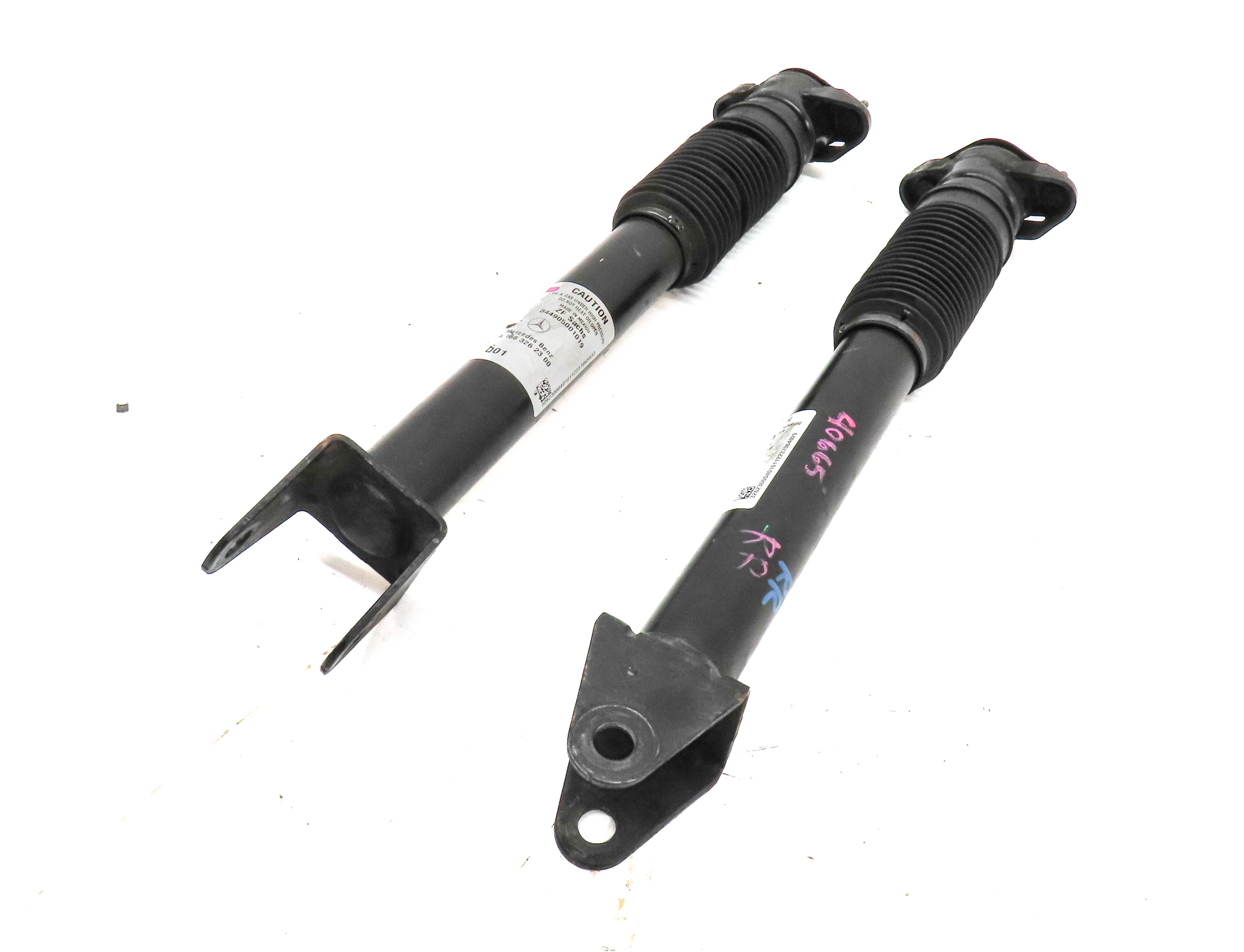 2013-2016 MERCEDES GL350 GL450 GL63 (X166) REAR SUSPENSION SHOCK STRUT SET-2 — exact item pictured